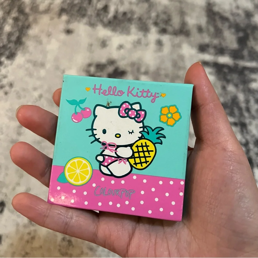 ColourPop x Hello Kitty Pressed Powder Blush Aloha Honey